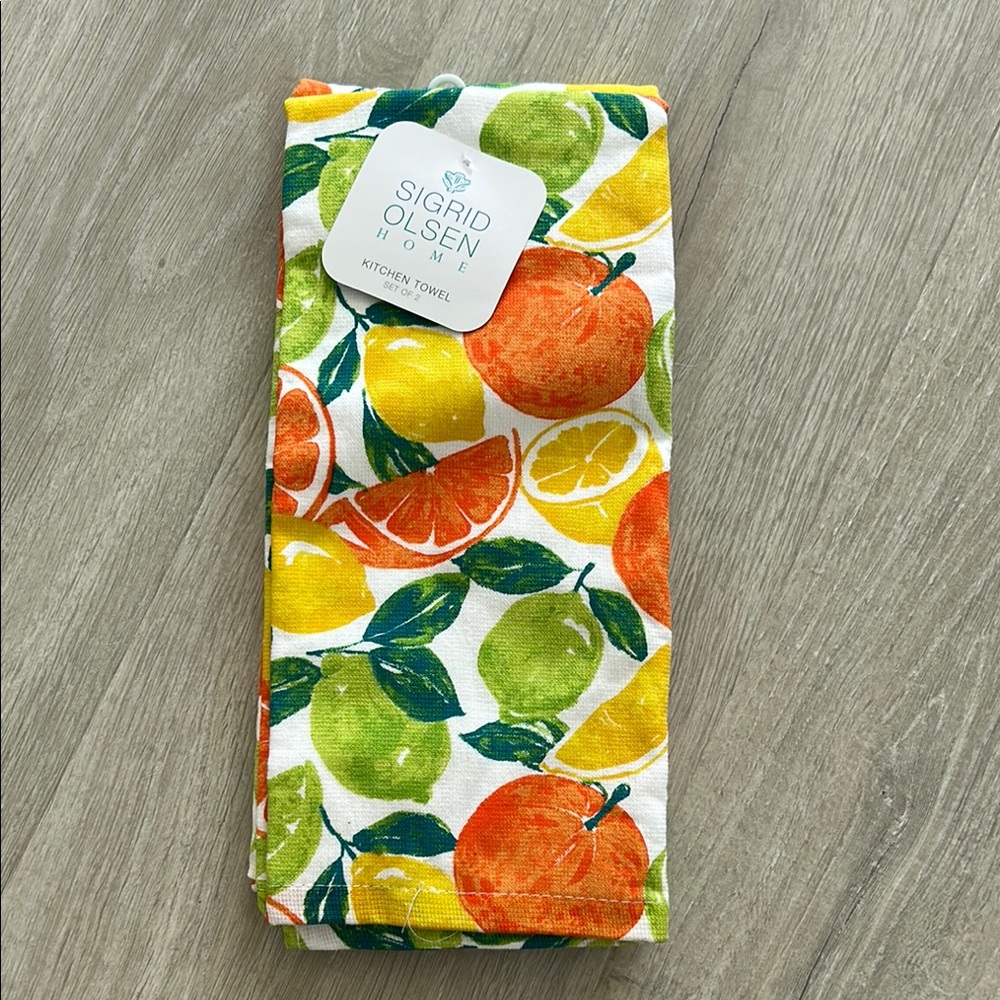 Sigrid Olsen Citrus Fruit Kitchen Towel
